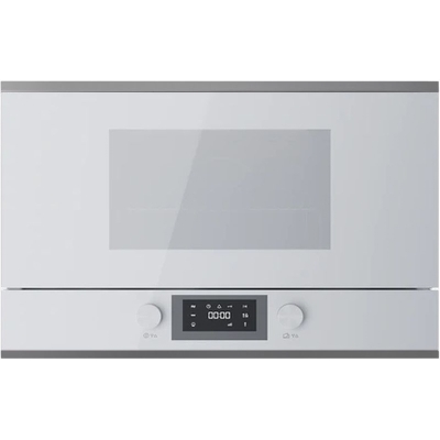 Küppersbusch MR 6330.0 W3, microwave, 38 cm, right-hand hinge, white / silver chrome, with 5 year guarantee!