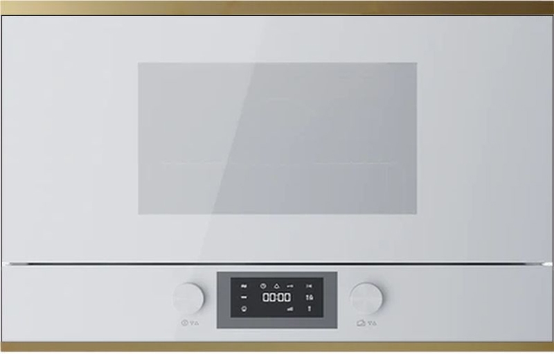 Küppersbusch ML 6330.0 W4, microwave, 38 cm, left-hand stop, white / gold, with 5 year guarantee!