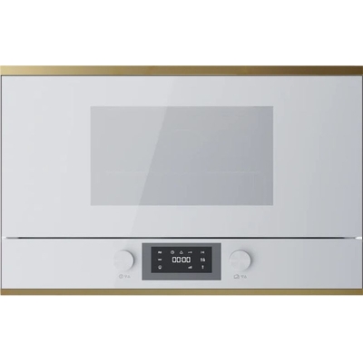 Küppersbusch ML 6330.0 W4, microwave, 38 cm, left-hand stop, white / gold, with 5 year guarantee!