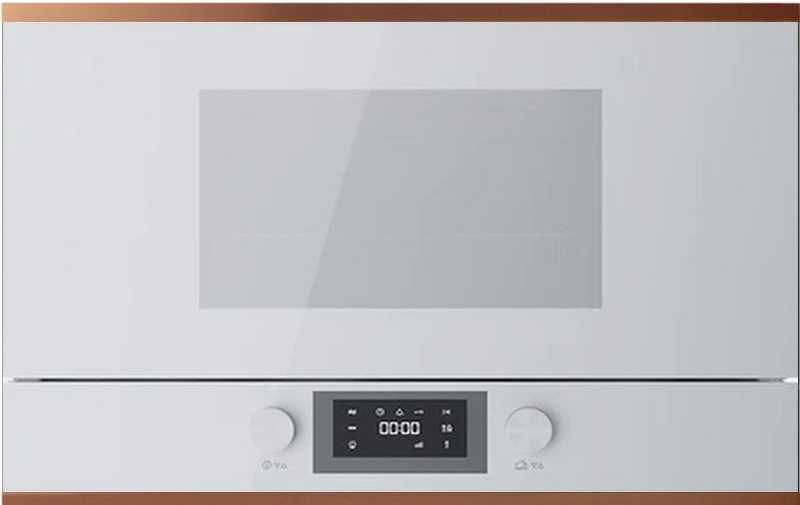 Küppersbusch ML 6330.0 W7, microwave, 38 cm, left-hand stop, white / copper, with 5 year guarantee!