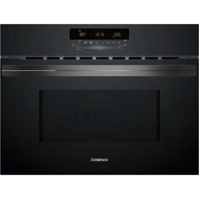 Constructa CC4W91962, compact oven with microwave, black, Hydro Clean, with 5 year guarantee!