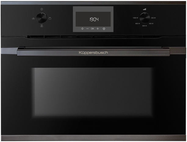 Küppersbusch CM 6330.0 S2, microwave, black / Black Chrome, with 5 year guarantee!