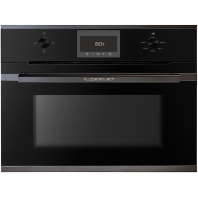 Küppersbusch CM 6330.0 S2, microwave, black / Black Chrome, with 5 year guarantee!
