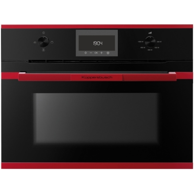 Küppersbusch CM 6330.0 S8, microwave, black / hot chilli, with 5 year guarantee!
