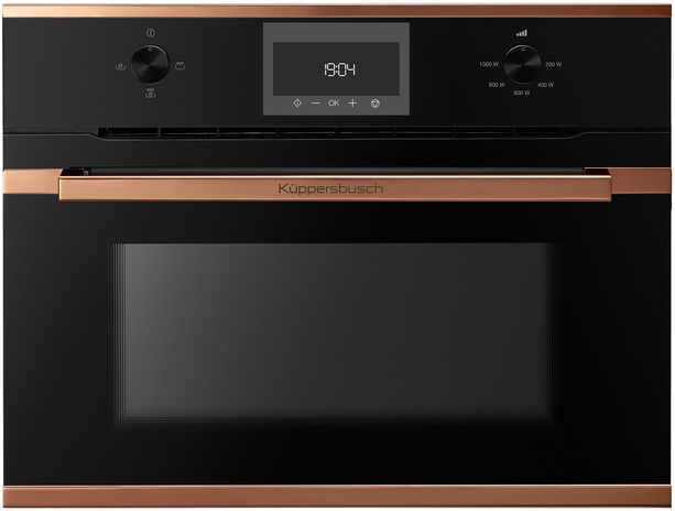 Küppersbusch CM 6330.0 S7, microwave, black / copper, with 5 year guarantee!