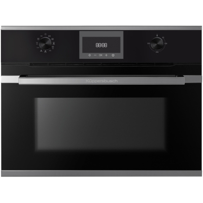 Küppersbusch CBM 6330.0 S3, oven with microwave, black / silver chrome, with 5 year guarantee!