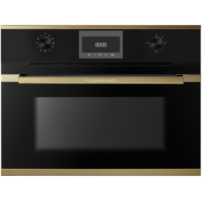 Küppersbusch CBM 6330.0 S4, oven with microwave, black / gold, with 5 year guarantee!