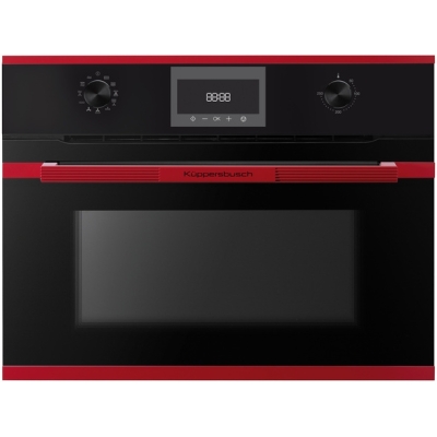 Küppersbusch CBM 6330.0 S8, oven with microwave, black / hot chilli, with 5 year guarantee!