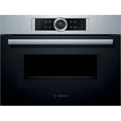 Bosch CMG633BS1, built-in compact oven with microwave function, Series 8, stainless steel, with 5 year guarantee!