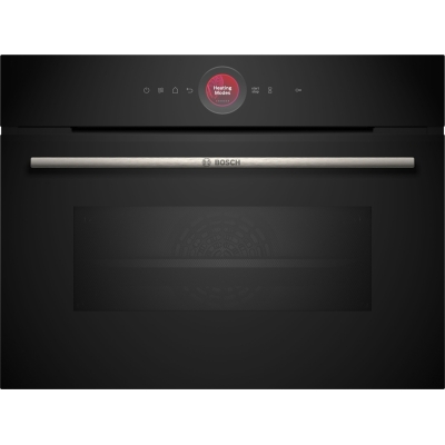 Bosch CMG7241B1, built-in compact oven with microwave function, Series 8, black, with 5 year guarantee!