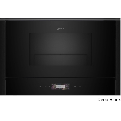 Neff NR9GR31Y1, built-in microwave with grill, right hinged, Deep Black Z9038DY0, WITH 7 YEAR WARRANTY