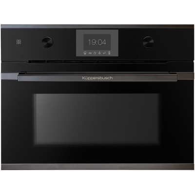 Küppersbusch CBM 6350.0 S2, oven with microwave, black / Black Chrome, with 5 year guarantee!