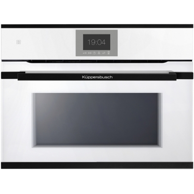 Küppersbusch CBM 6550.0 W5, oven with microwave, white / Black Velvet, with 5 year guarantee!
