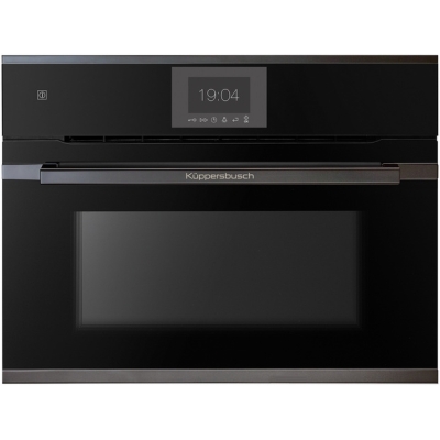 Küppersbusch CBM 6550.0 S2, oven with microwave, black / Black Chrome, with 5 year guarantee!