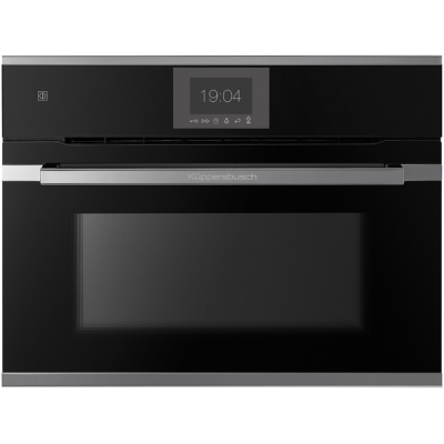 Küppersbusch CBM 6550.0 S3, oven with microwave, black / silver chrome, with 5 year guarantee!