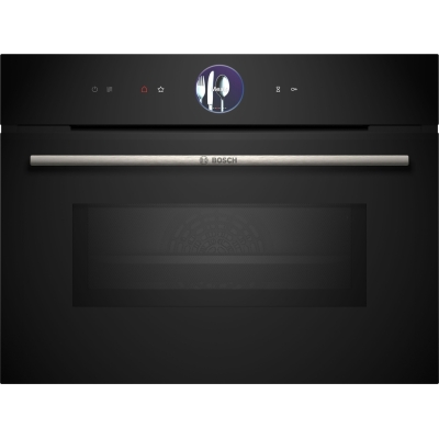 Bosch CMG7761B1, built-in compact oven with microwave function, Series 8, black, with 5 year guarantee!