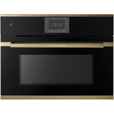 Küppersbusch CBM 6550.0 S4, oven with microwave, black / gold, with 5 year guarantee!