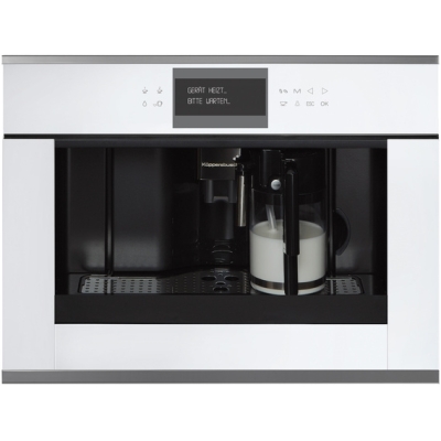Küppersbusch CKV 6550.0 W3, fully automatic coffee machine white / silver chrome, with 5 year guarantee!