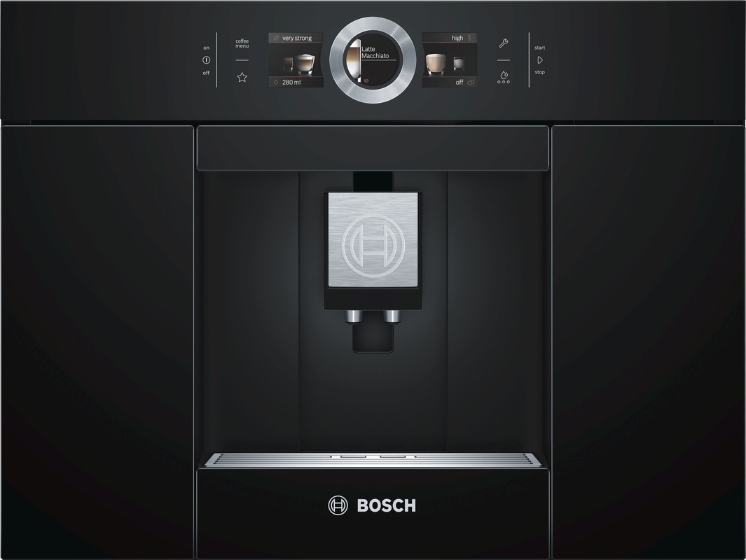 Bosch CTL636EB6, sisseehitatud täisautomaatne kohvimasin, Series 8, must, garantiiga 5 aastat!