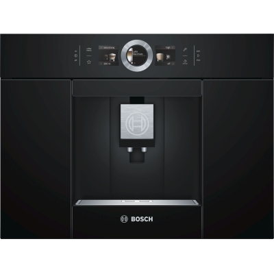 Bosch CTL636EB6, built-in fully automatic coffee machine, Series 8, black, with 5 year guarantee!