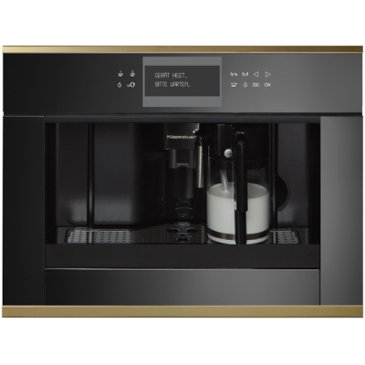 Küppersbusch CKV 6550.0 S4, fully automatic coffee machine black / gold, with 5 year guarantee!