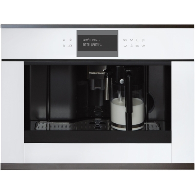 Küppersbusch CKV 6550.0 W2, fully automatic coffee machine white / Black Chrome, with 5 year guarantee!