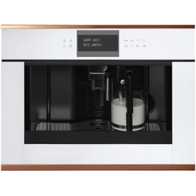 Küppersbusch CKV 6550.0 W7, fully automatic coffee machine white / copper, with 5 year guarantee!