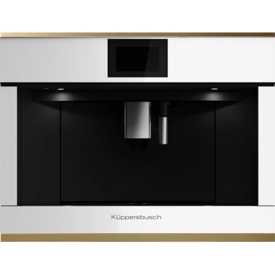 Küppersbusch CKV 6800.0 W4, fully automatic coffee machine white / gold, with 5 year guarantee!