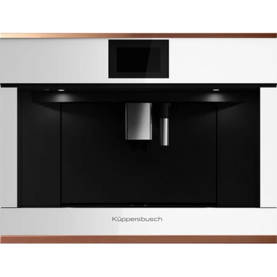 Küppersbusch CKV 6800.0 W7, fully automatic coffee machine white / copper, with 5 year guarantee!