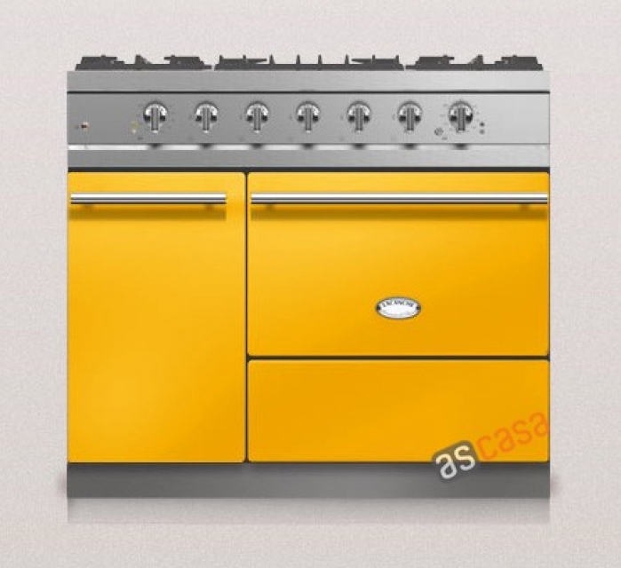 Lacanche Volnay Modern, cooking station, 100 cm, color Provence Yellow, with 5 year guarantee!