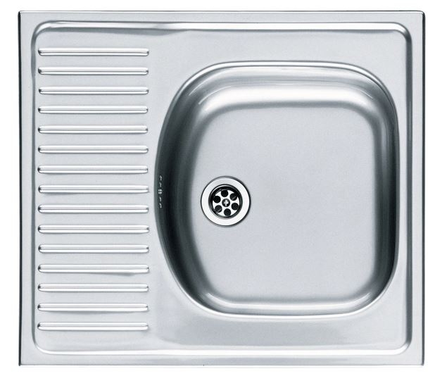 Franke Eurostar ETN 611-58 built-in sink with waste fitting, 101.0262.834, 10210