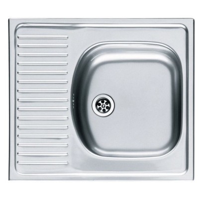 Franke Eurostar ETN 611-58 sisseehitatud valamu koos jäätmekinnitusega, 101.0262.834, 10210