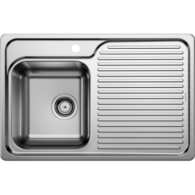 Blanco Classic 40 S sisseehitatud valamu, roostevaba teras, kraanikauss vasakul, 511125