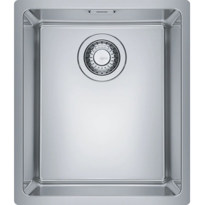 Franke Maris MRX 210-34 sisseehitatud kraanikauss, harjatud roostevaba teras, pöördnupuga klapp, 127.0537.590