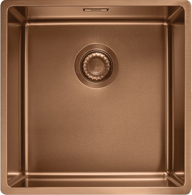 Franke Mythos Masterpiece BXM 210/110-40 built-in sink - SlimTop, manual operation, copper, 127.0674.583