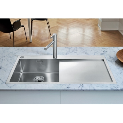 Blanco Claron 4 S-IF taldrik vasak, Steelart, InFino äravool, 521624