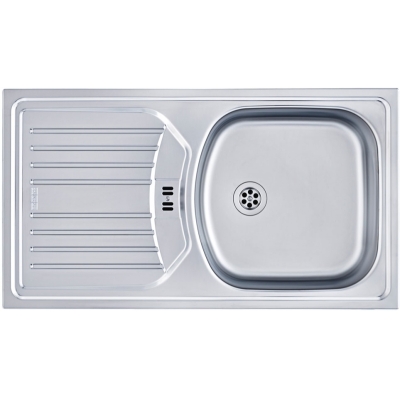 Franke Nova ETN 614 built-in sink satin stainless steel, reversible installation option, with waste fitting, 101.0301.753, 10016