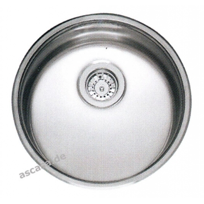 Reginox L18 390 KG-CC (304) without overflow, can be installed as a top sink, flush sink and undermount sink