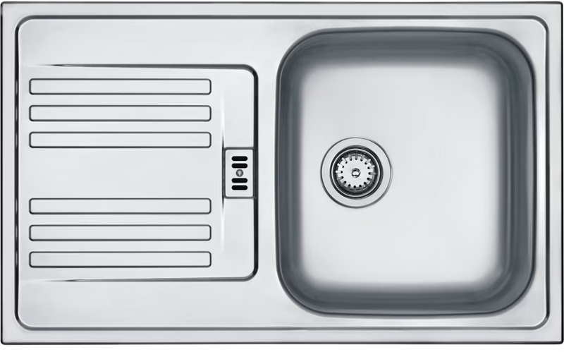 Franke Euroform EFL 614-78 built-in sink, manual operation, smooth stainless steel, 101.0017.719