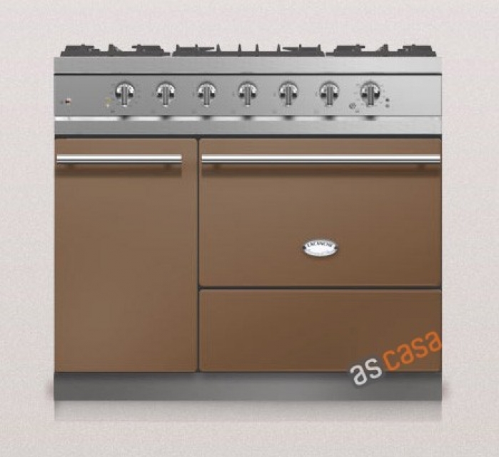 Lacanche Volnay Modern, cooking station, 100 cm, color chestnut brown, with 5 year guarantee!