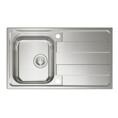 Naber-CONTURA® Riva 2 sisseehitatud valamu, roostevaba teras, 1014021