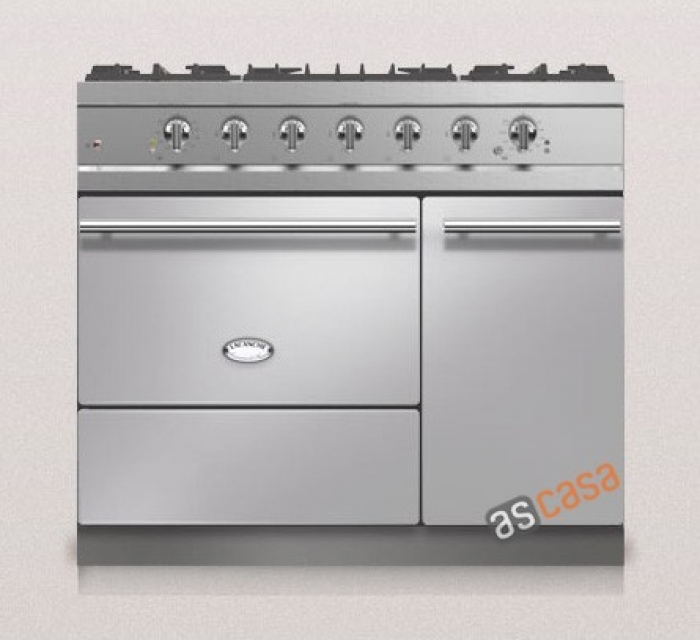 Lacanche Vougeot Modern, cooking station, 100 cm, color stainless steel, with 5 year guarantee!