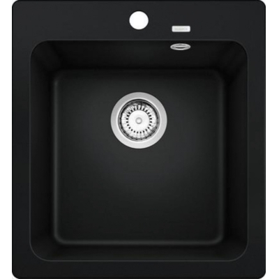 Blanco Naya 45 Silgranit PuraDur 2, värv must, 526572