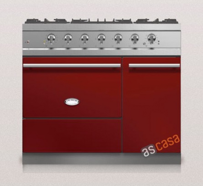 Lacanche Vougeot Modern, cooking station, 100 cm, color burgundy, with 5 year guarantee!