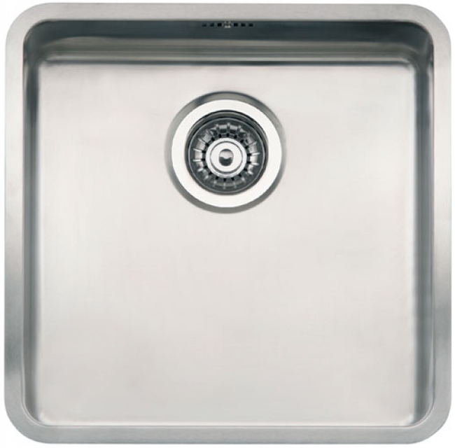 Reginox Ohio 40x40, can be installed as a top sink, flush sink or undermount sink