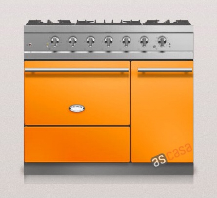 Lacanche Vougeot Modern, cooking station, 100 cm, color tangerine, with 5 year guarantee!