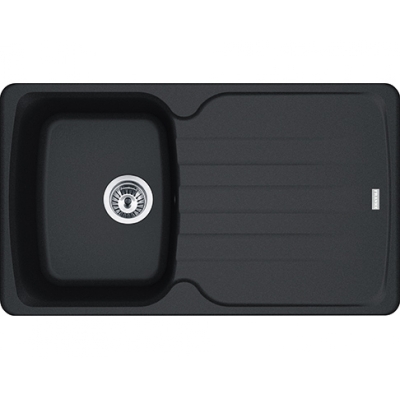Franke Antea AZG 611-86 built-in sink Fragranit+, color Onyx, 114.0477.978, 10829