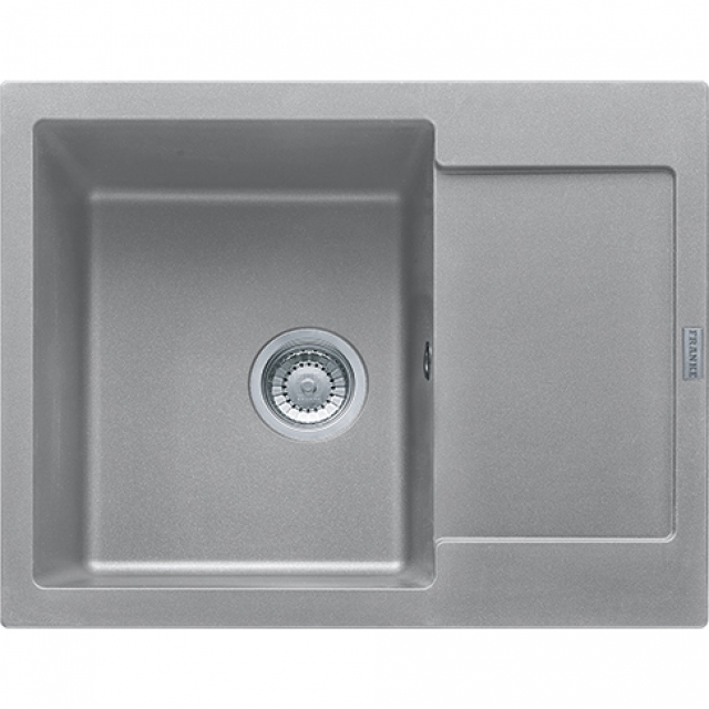 Franke Maris MRG 611-62, Fragranit+, push button valve, color stone gray, 114.0477.503, 11721