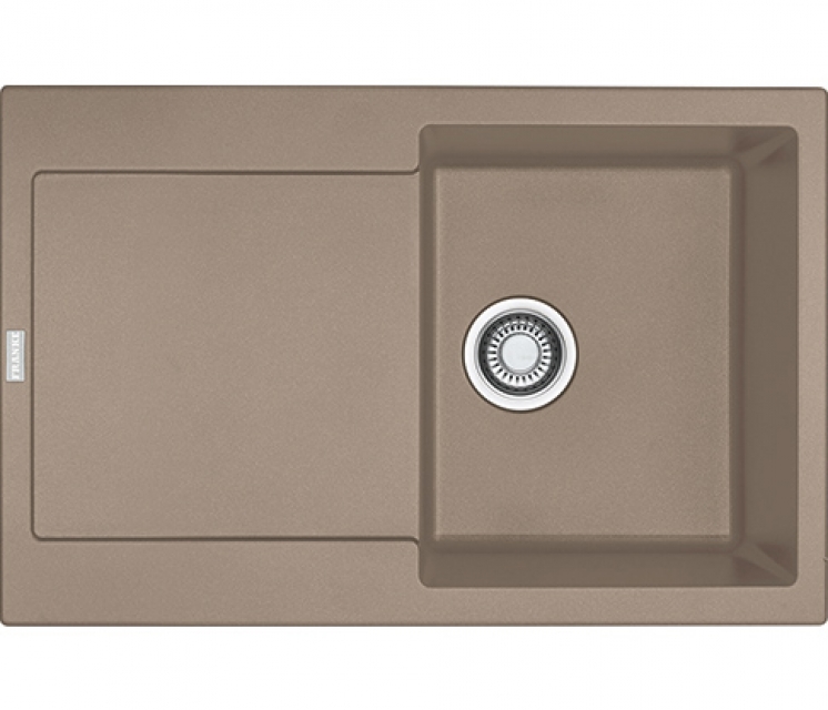 Franke Maris MRG 611 Fragranit+, push button valve, color cashmere, 114.0477.493, 11651