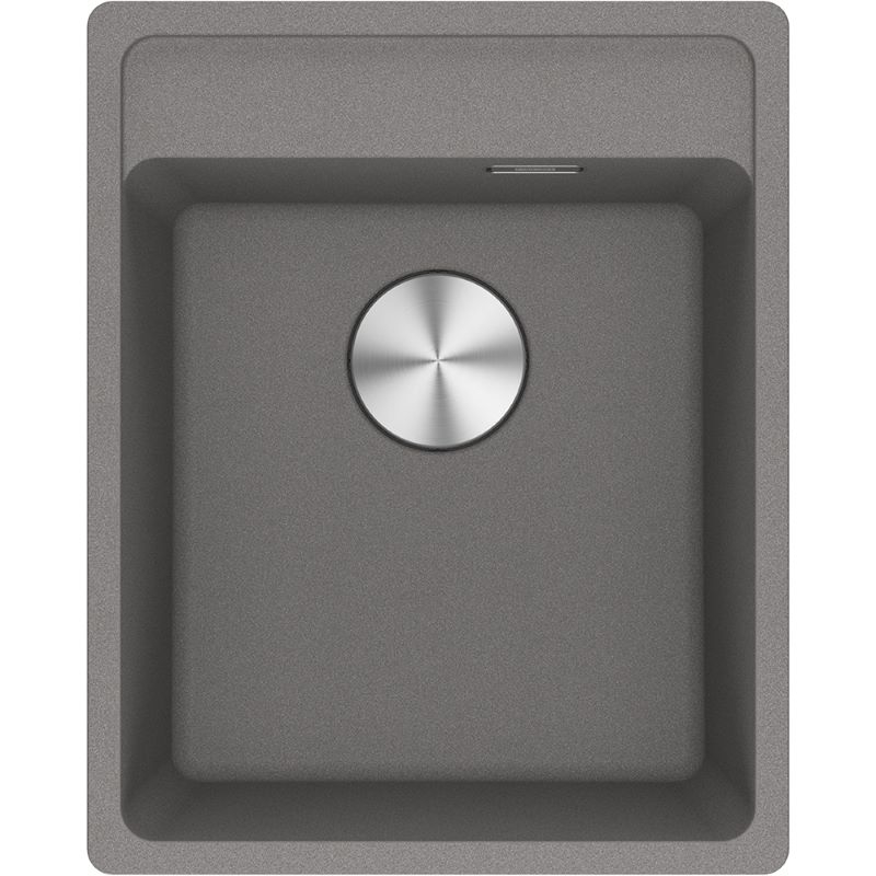 Franke Maris MRG 610-37 A Fragranit+, built-in sink faucet bank, push-button valve, stone gray, 114.0658.255